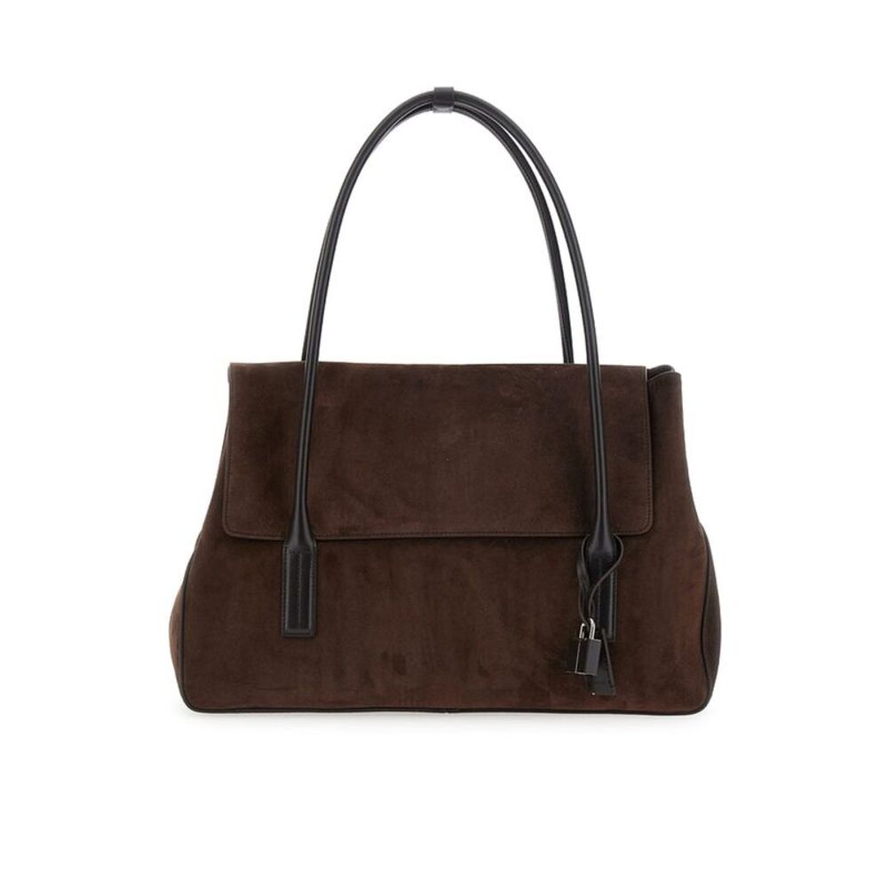 Tom Ford Women Large Eclipse Suede Bag